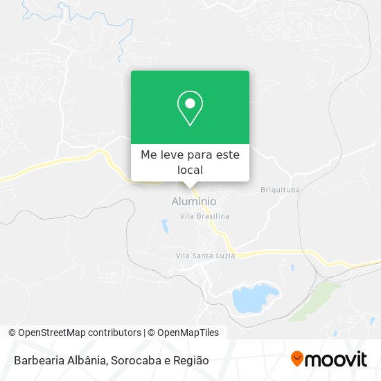 Barbearia Albânia mapa