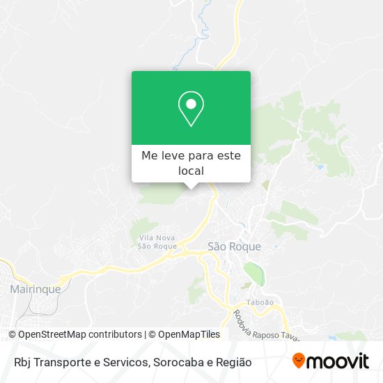 Rbj Transporte e Servicos mapa