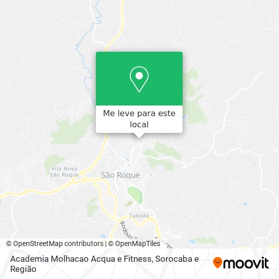 Academia Molhacao Acqua e Fitness mapa