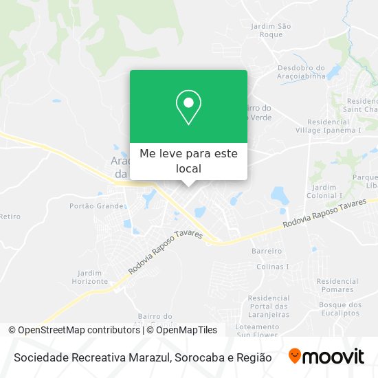 Sociedade Recreativa Marazul mapa