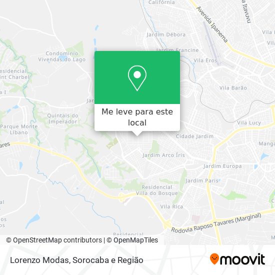 Lorenzo Modas mapa