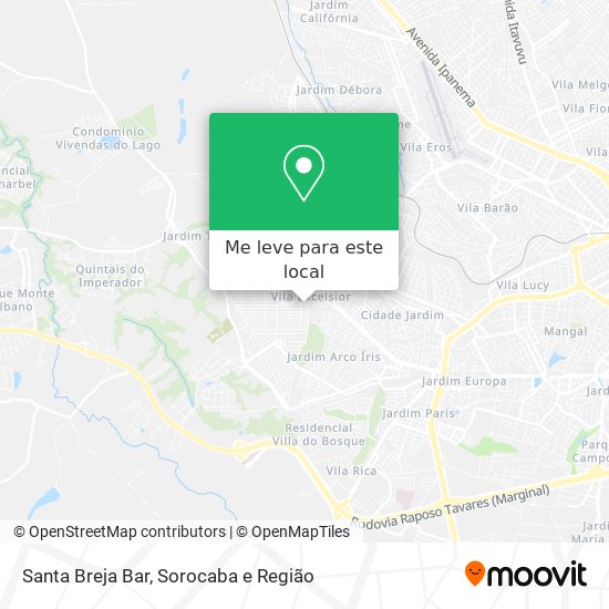 Santa Breja Bar mapa