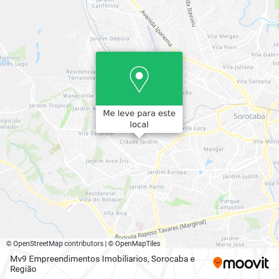Mv9 Empreendimentos Imobiliarios mapa