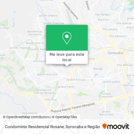 Condominio Residencial Rosane mapa
