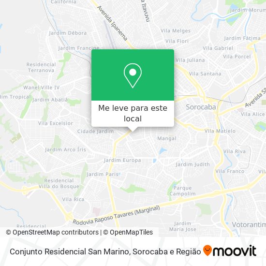 Conjunto Residencial San Marino mapa