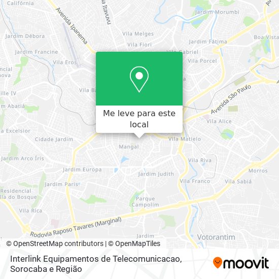 Interlink Equipamentos de Telecomunicacao mapa
