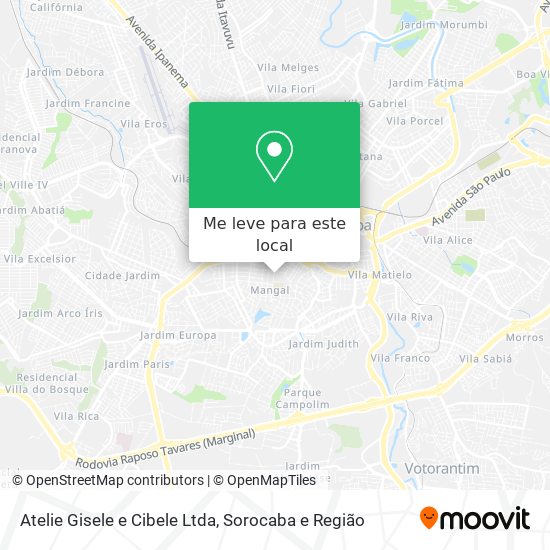 Atelie Gisele e Cibele Ltda mapa