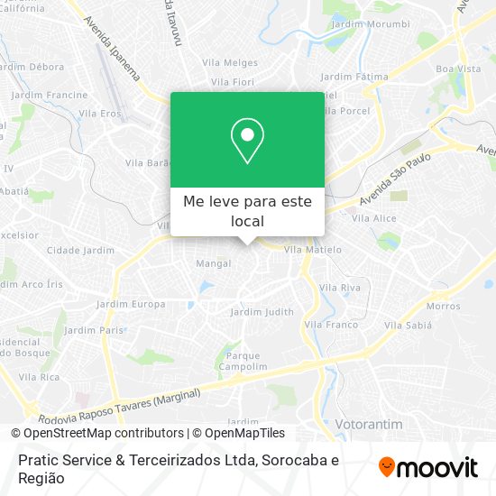 Pratic Service & Terceirizados Ltda mapa
