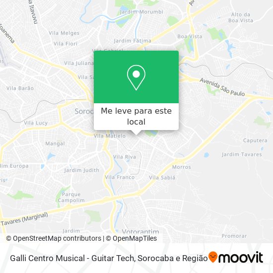 Galli Centro Musical - Guitar Tech mapa