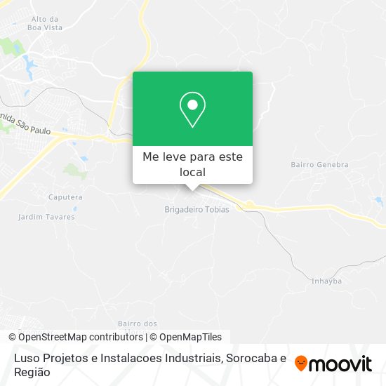 Luso Projetos e Instalacoes Industriais mapa