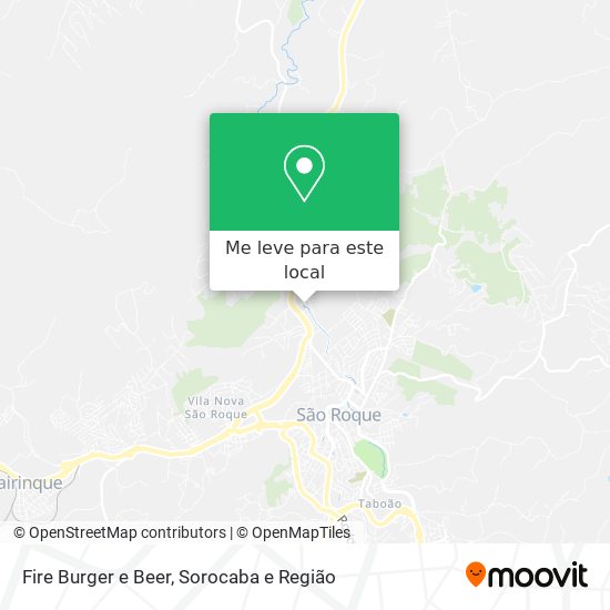 Fire Burger e Beer mapa