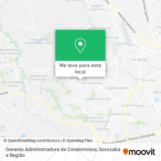 Genesis Administradora de Condominios mapa