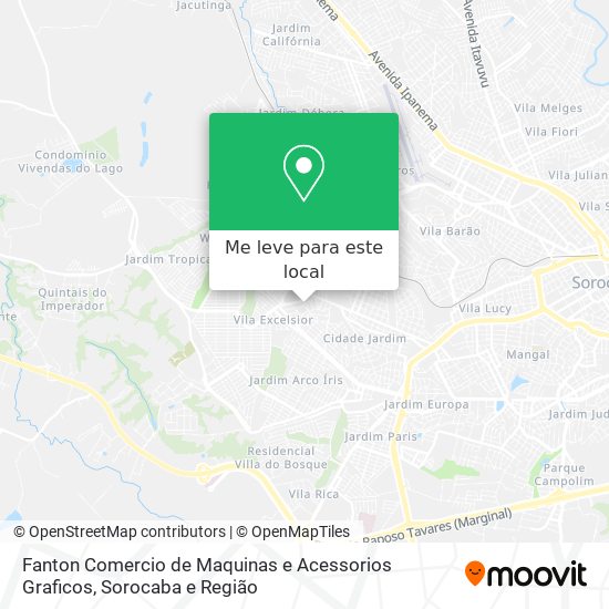 Fanton Comercio de Maquinas e Acessorios Graficos mapa