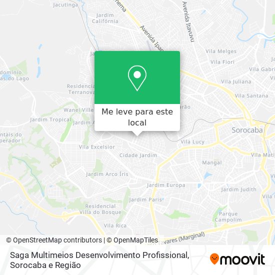 Saga Multimeios Desenvolvimento Profissional mapa