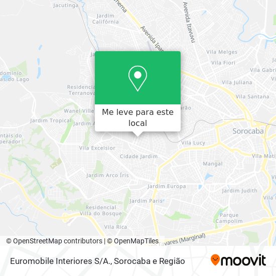 Euromobile Interiores S/A. mapa