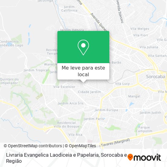 Livraria Evangelica Laodiceia e Papelaria mapa