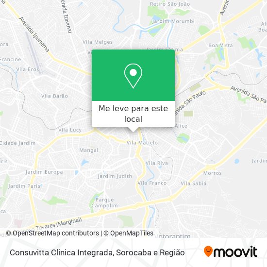 Consuvitta Clinica Integrada mapa