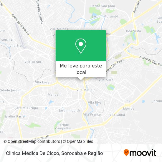 Clinica Medica De Cicco mapa