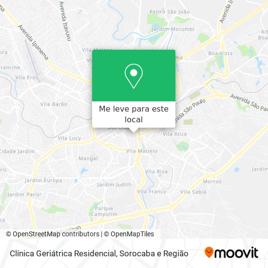 Clínica Geriátrica Residencial mapa