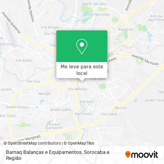 Bamaq Balanças e Equipamentos mapa