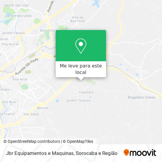Jbr Equipamentos e Maquinas mapa