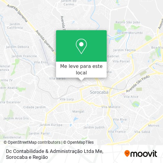 Dc Contabilidade & Administração Ltda Me mapa