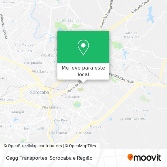 Cegg Transportes mapa