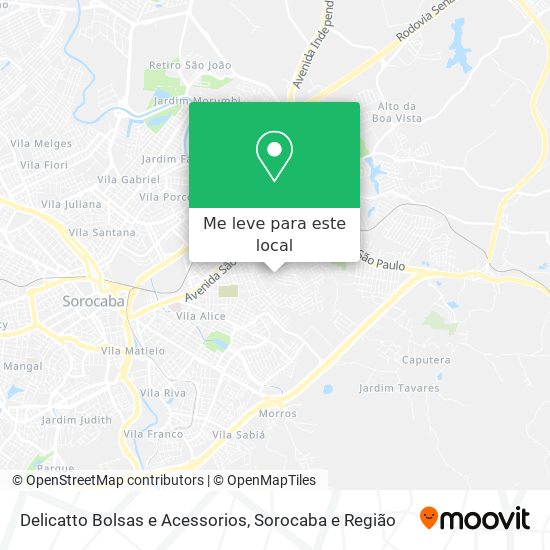 Delicatto Bolsas e Acessorios mapa