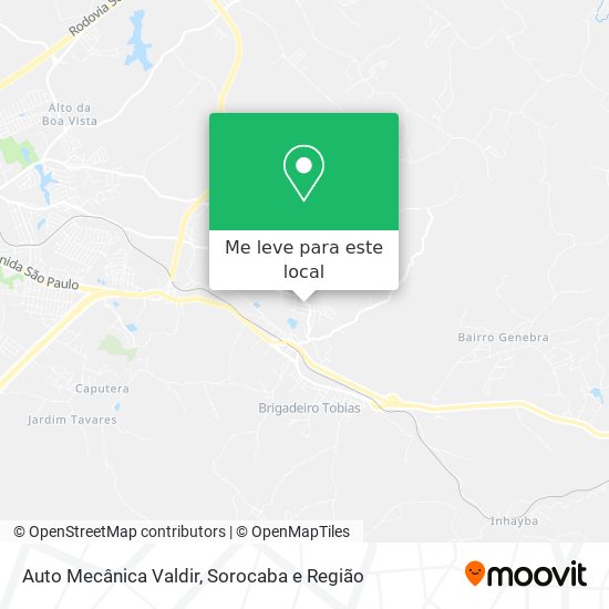 Auto Mecânica Valdir mapa