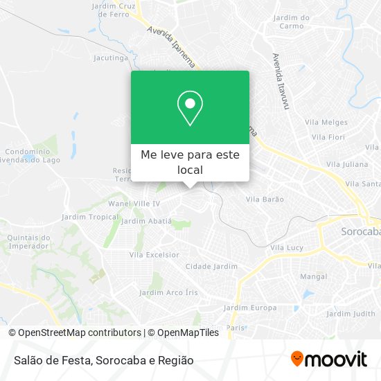 Salão de Festa mapa
