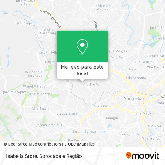 Isabella Store mapa