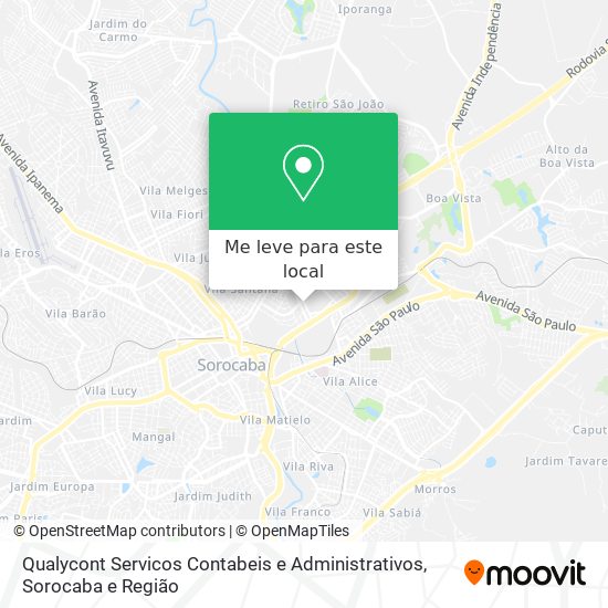 Qualycont Servicos Contabeis e Administrativos mapa