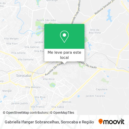 Gabriella Ifanger Sobrancelhas mapa