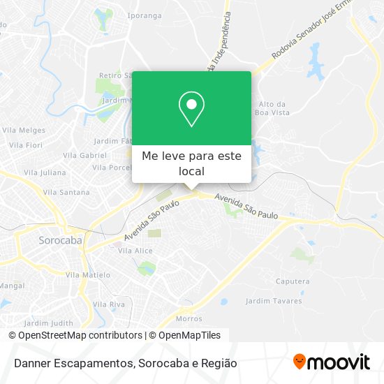 Danner Escapamentos mapa