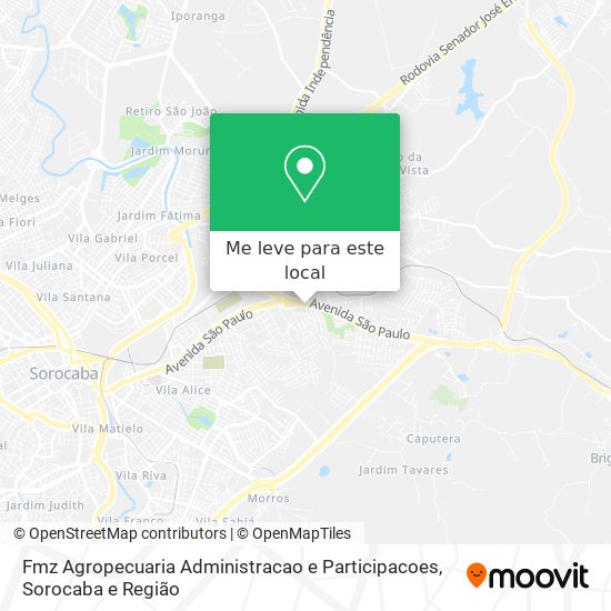 Fmz Agropecuaria Administracao e Participacoes mapa