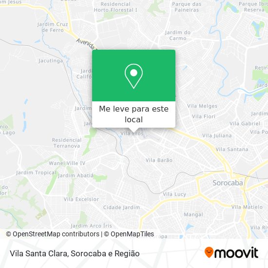 Vila Santa Clara mapa