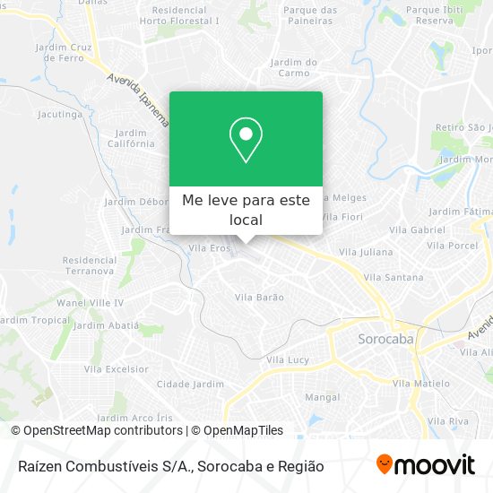 Raízen Combustíveis S/A. mapa