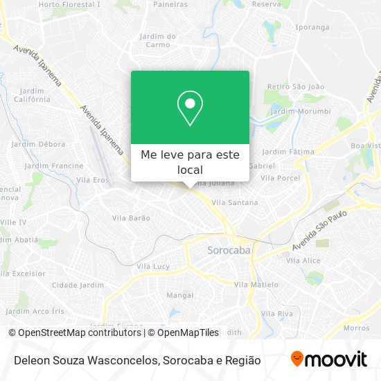 Deleon Souza Wasconcelos mapa