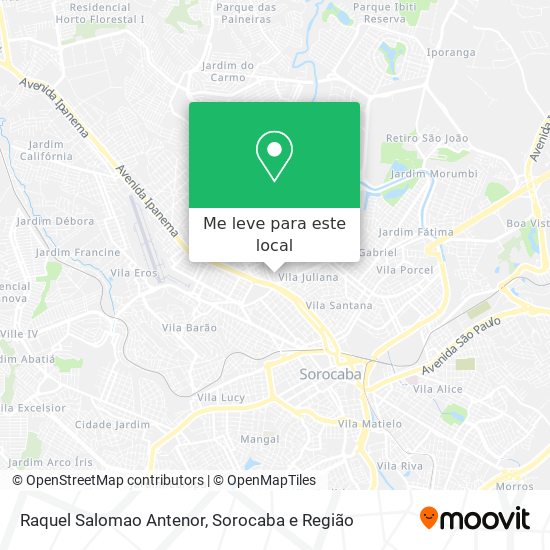 Raquel Salomao Antenor mapa