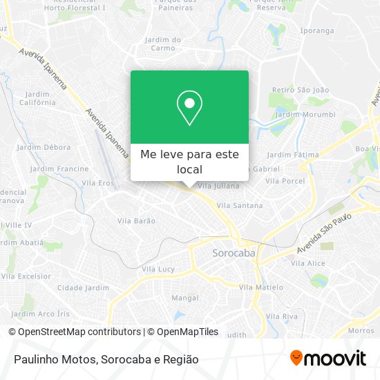Paulinho Motos mapa