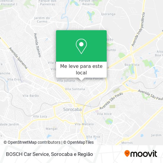 BOSCH Car Service mapa
