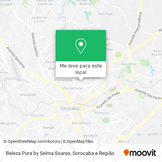 Beleza Pura by Selma Soares mapa