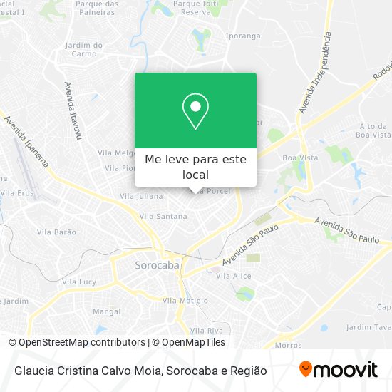 Glaucia Cristina Calvo Moia mapa