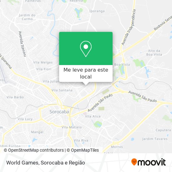 World Games mapa