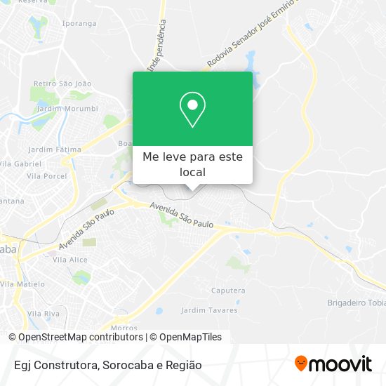 Egj Construtora mapa