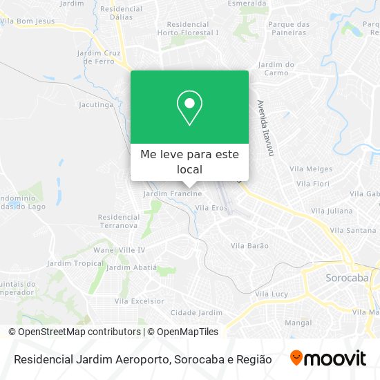 Residencial Jardim Aeroporto mapa