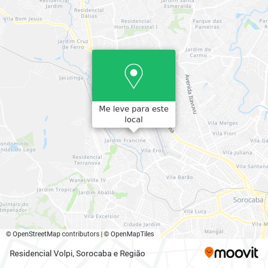 Residencial Volpi mapa