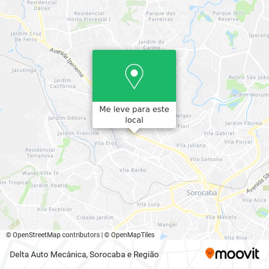Delta Auto Mecânica mapa