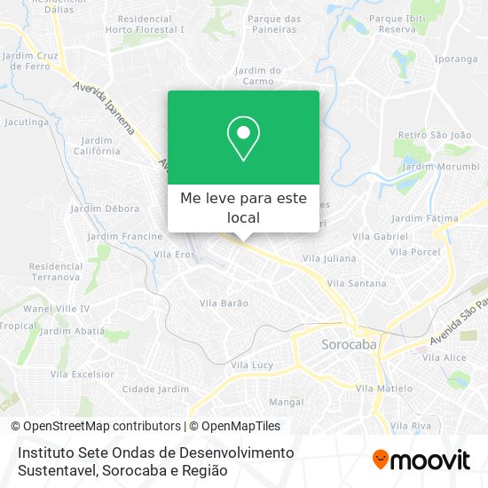 Instituto Sete Ondas de Desenvolvimento Sustentavel mapa