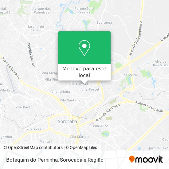 Botequim do Perninha mapa